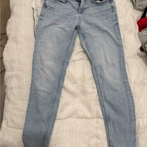 Zara Light Blue Skinny Jeans